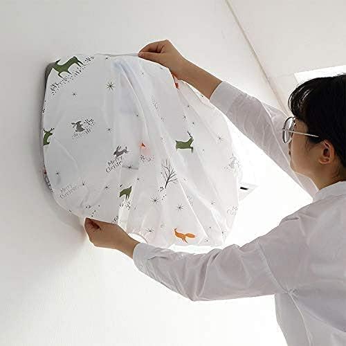 2 pcs Air Conditioner Cover for 1.5 & 2 Ton Split AC Dustproof Waterproof Stretchable AC Cover with Elastic For All Company