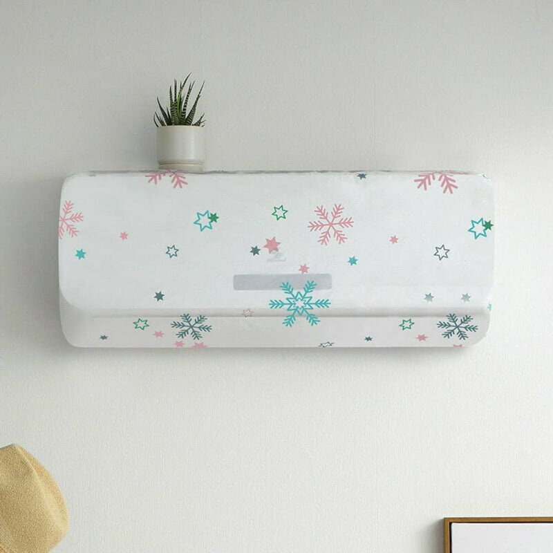 2 pcs Air Conditioner Cover for 1.5 & 2 Ton Split AC Dustproof Waterproof Stretchable AC Cover with Elastic For All Company