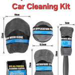 9 pcs car detailing kit