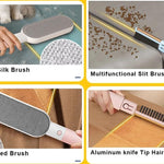 4 in 1 Multifunctional Clothes Lint Brush Fabric Fuzz Removal with Soft Brush Head Clothes Furniture Car Seat Couch Remover Furniture lint Remover Sweater Shaver Travel Friendly