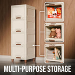 Multi-Purpose Organizer | Modular Storage Box for Clothes, Kitchen, Bedroom & Living Room | Stackable Rack, Space-Saving Wardrobe Cabinet