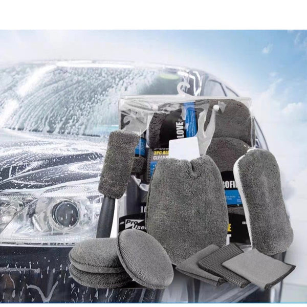 9 pcs car detailing kit