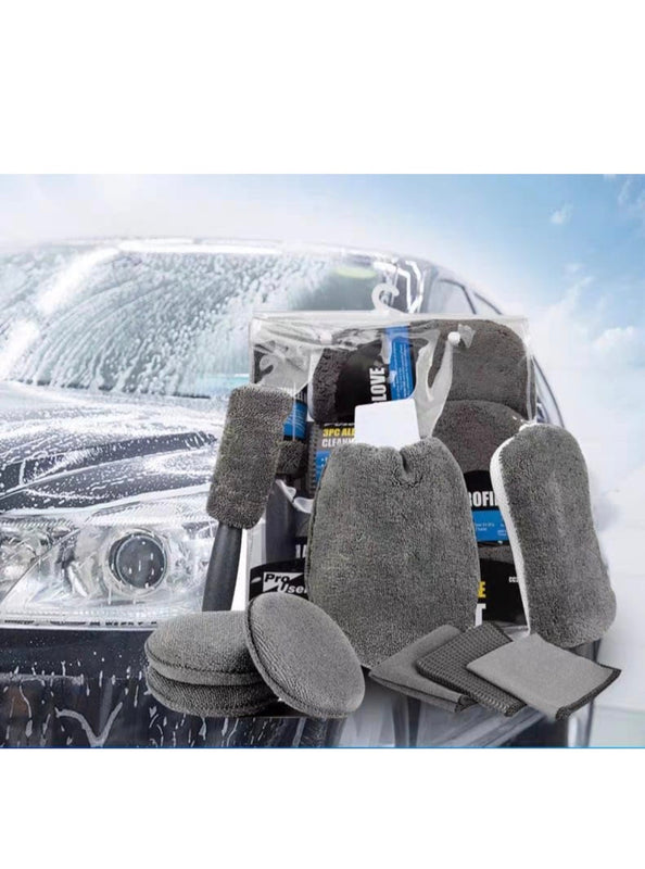 9 pcs car detailing kit